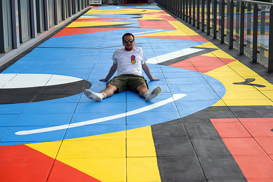 Darren John London Terrace Mural Artwork