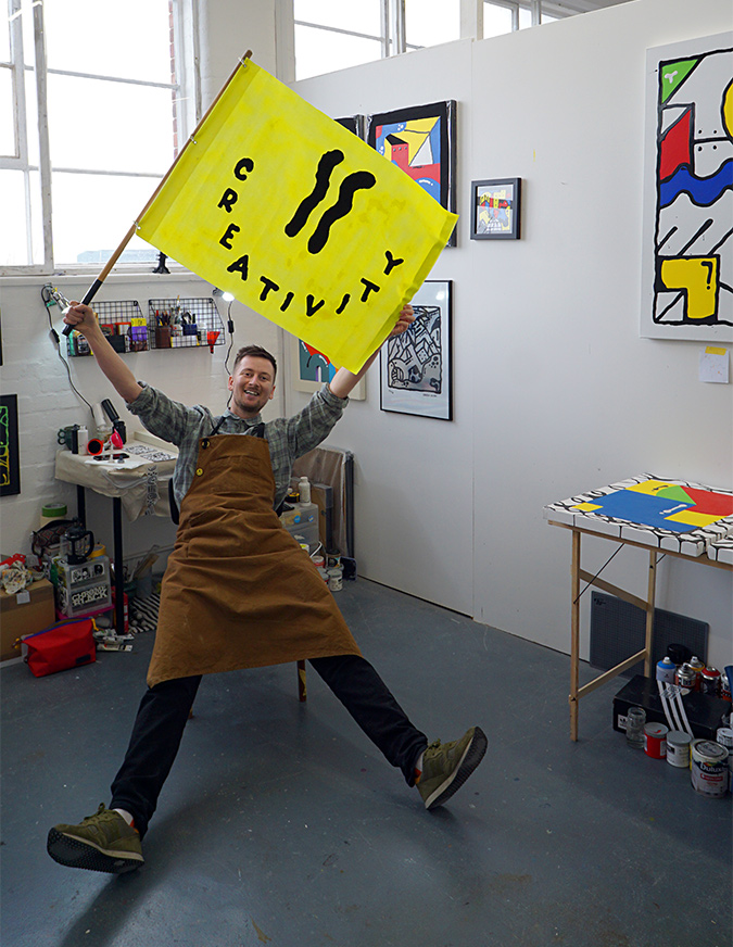 Darren John Creativity Flag London Studio