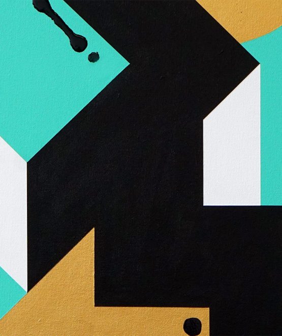 Darren John Parallax Intervention Painting