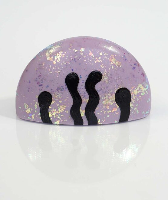 Resin Smile Sculpture