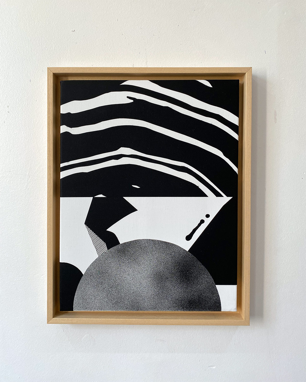 Monochrome Abstract Paintings