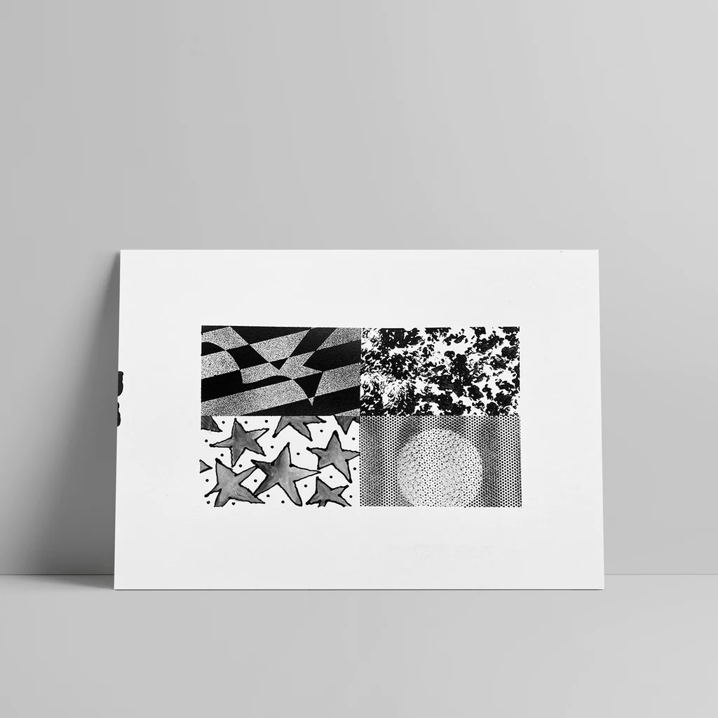 Darren-John-Black-and-White-Abstract-Painting-Stack-07 web
