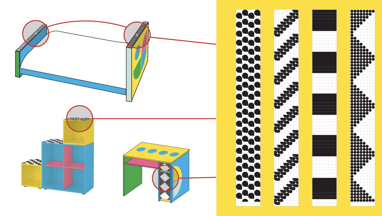 Darren-John-LD_Furniture-Options-Hi-Contrast-Dots-in-colour